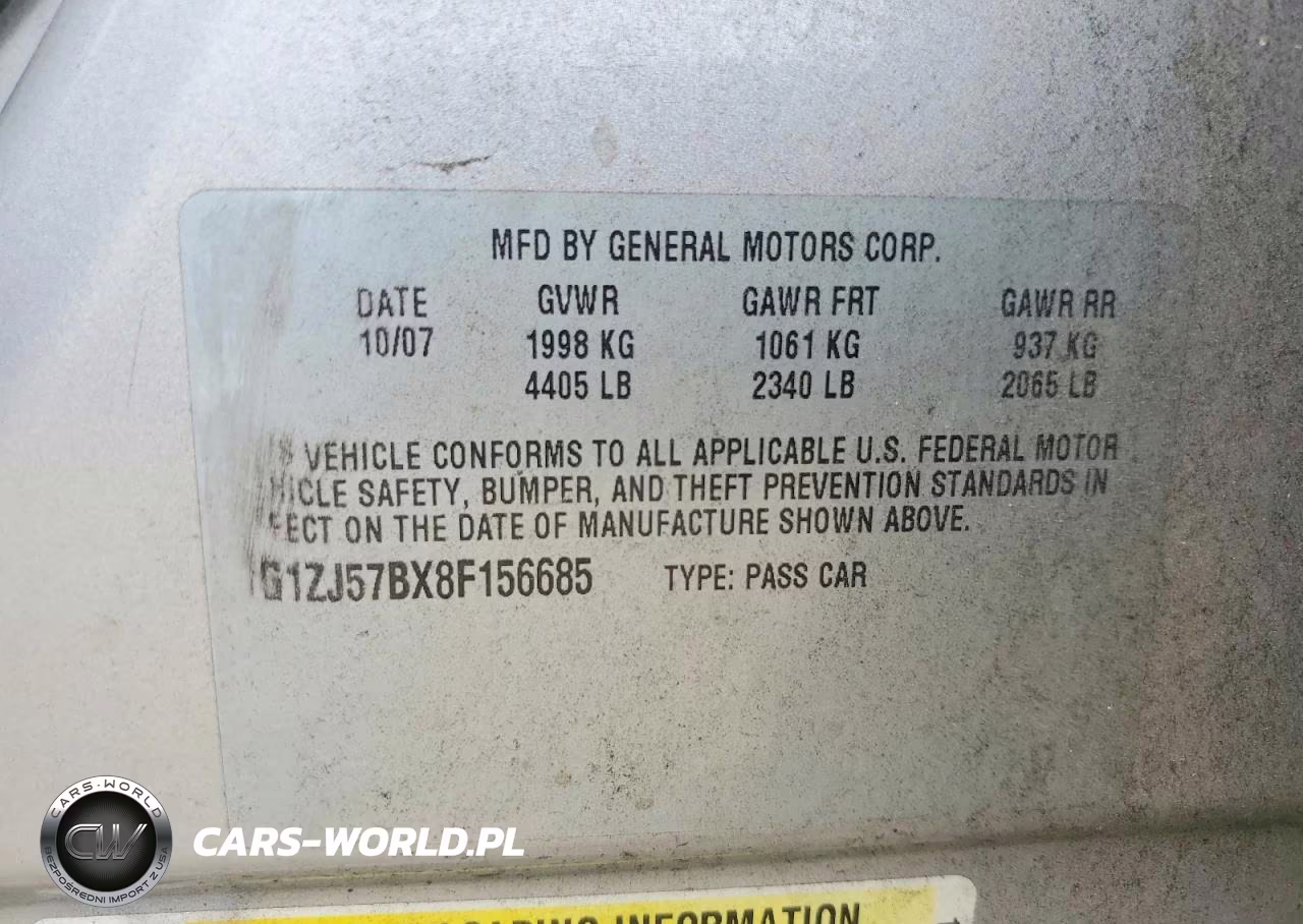 2008 Chevrolet Malibu 2Lt VIN:1G1ZJ57BX8F156685 - 12