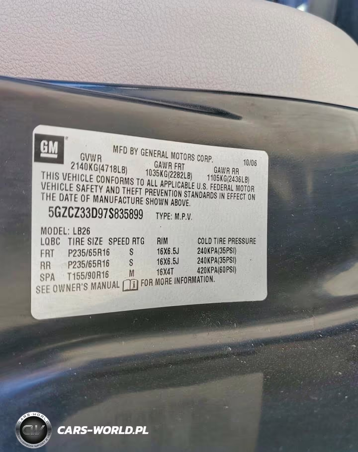 2007 Saturn Vue VIN:5GZCZ33D97S835899 - 13