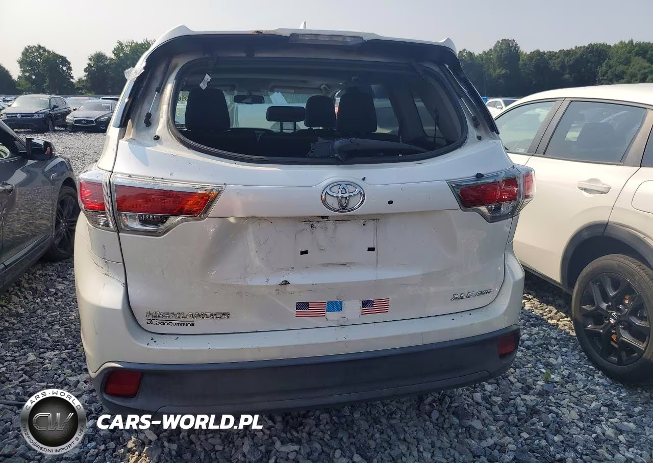 2014 Toyota Highlander Xle VIN:5TDJKRFHXES029526 - 6