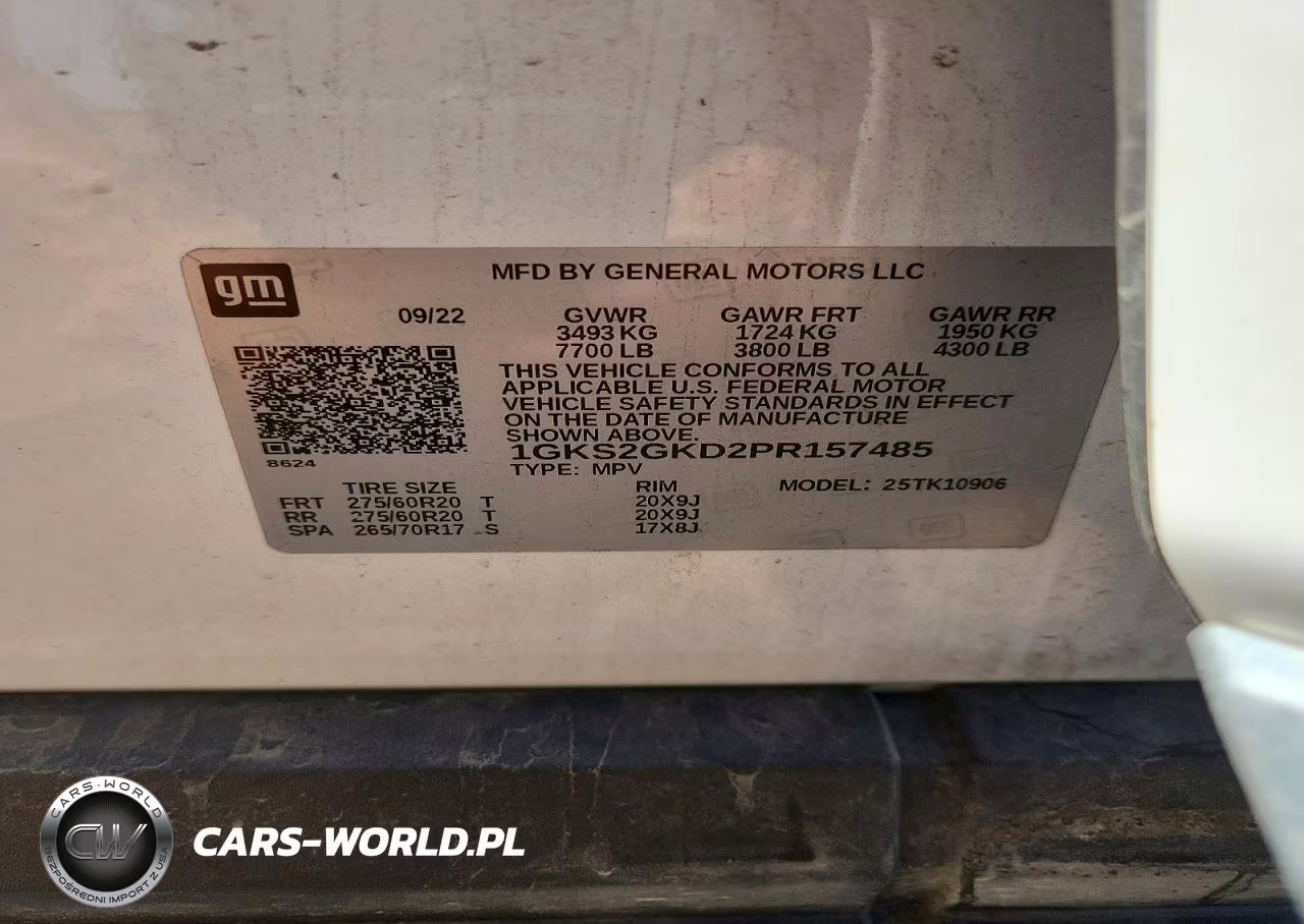 2023 GMC Yukon Xl K1500 Slt VIN:1GKS2GKD2PR157485 - 13