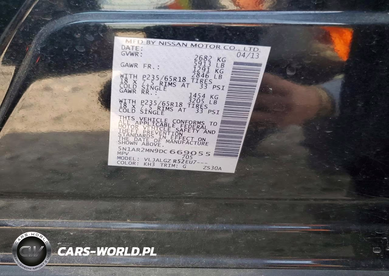 2013 Nissan Pathfinder S VIN:5N1AR2MN9DC669055 - 12