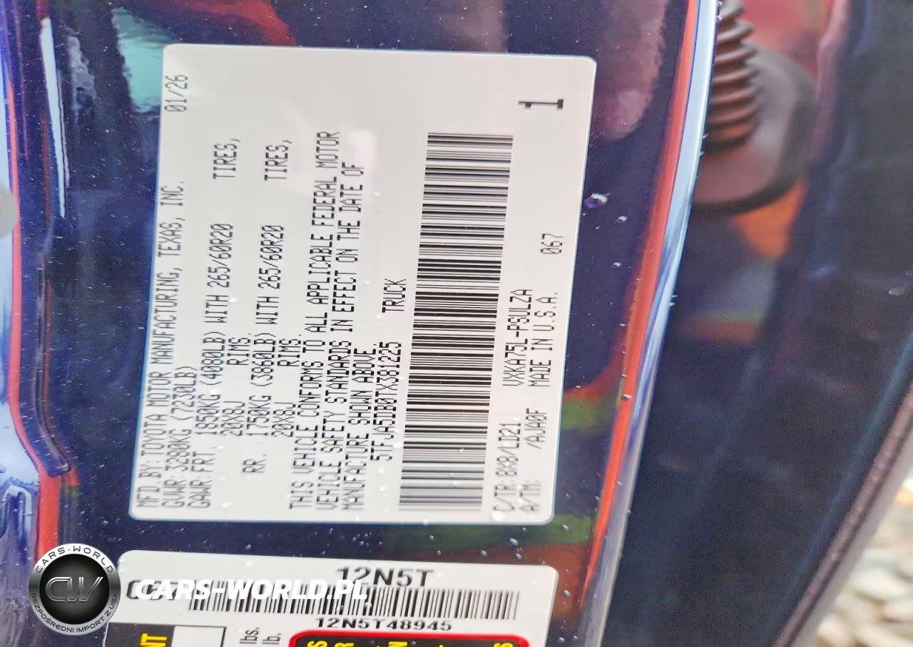 2026 Toyota Tundra Crewmax Limited VIN:5TFJA5DB0TX381225 - 13