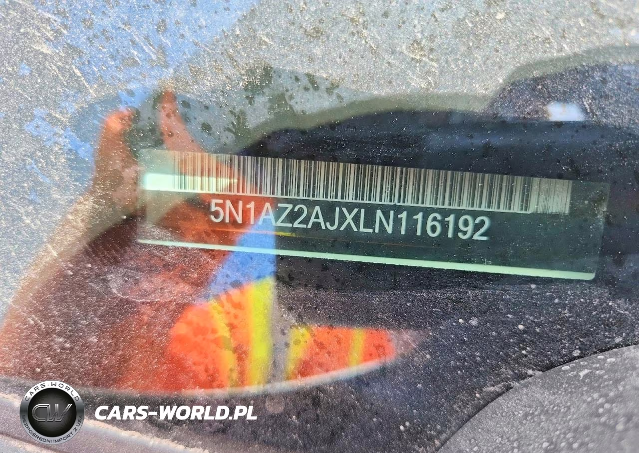 2020 Nissan Murano S VIN:5N1AZ2AJXLN116192 - 13