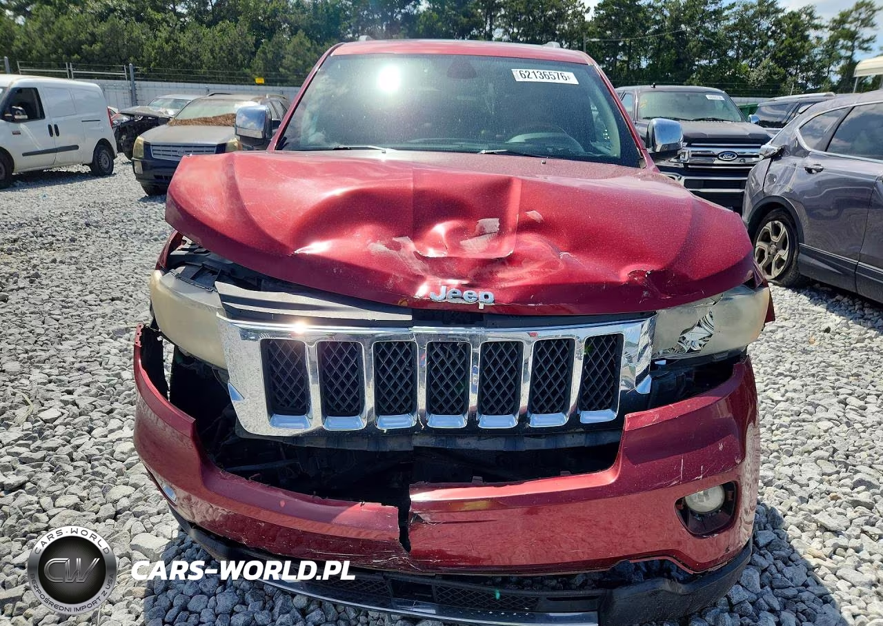 2013 Jeep Grand Cherokee Overland VIN:1C4RJFCT3DC524275 - 5