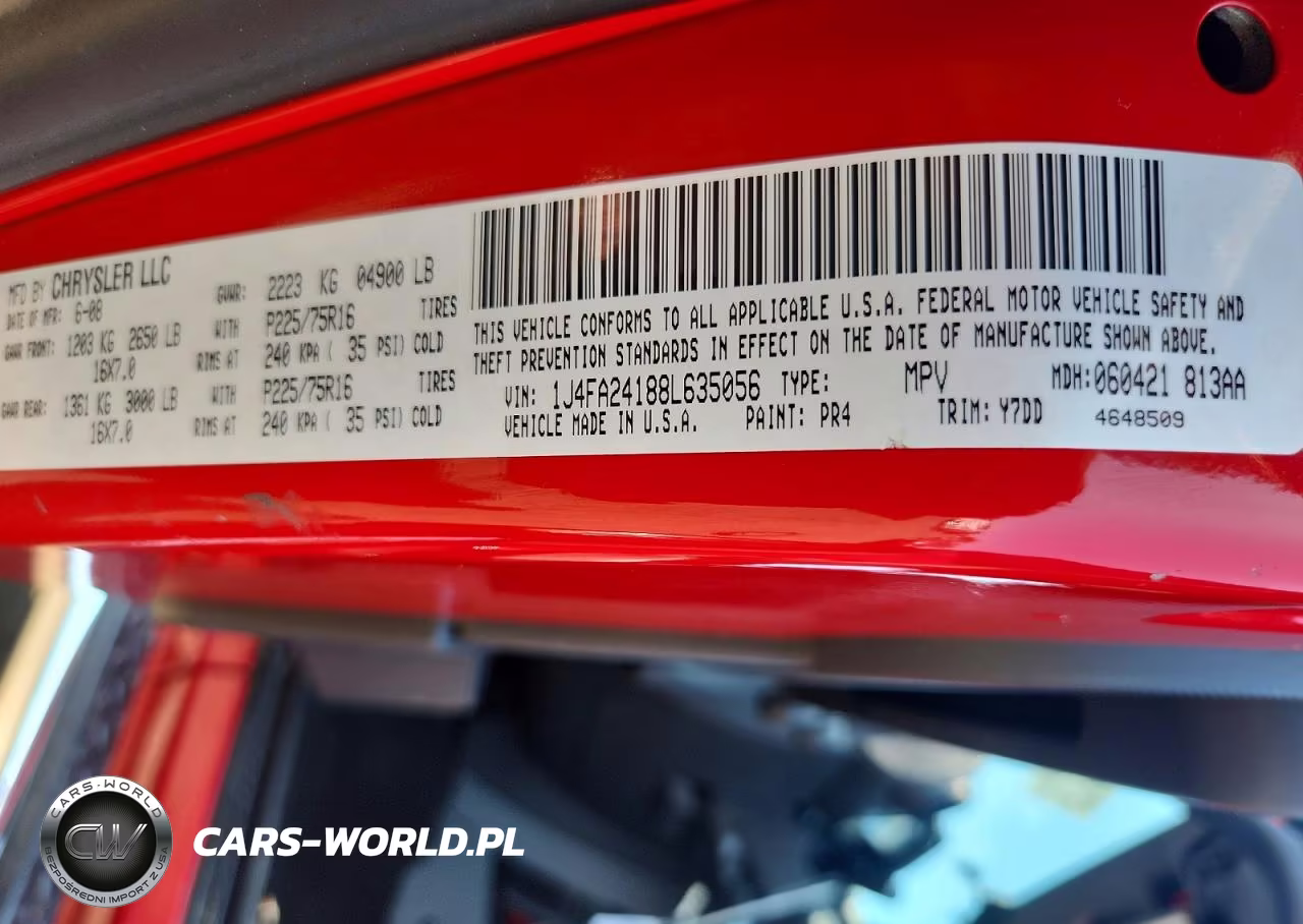 2008 Jeep Wrangler X VIN:1J4FA24188L635056 - 12