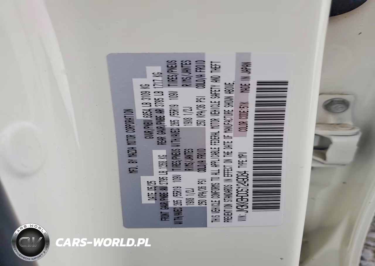 2025 Mazda Cx-90 Preferred VIN:JM3KKBHD0S1249084 - 13