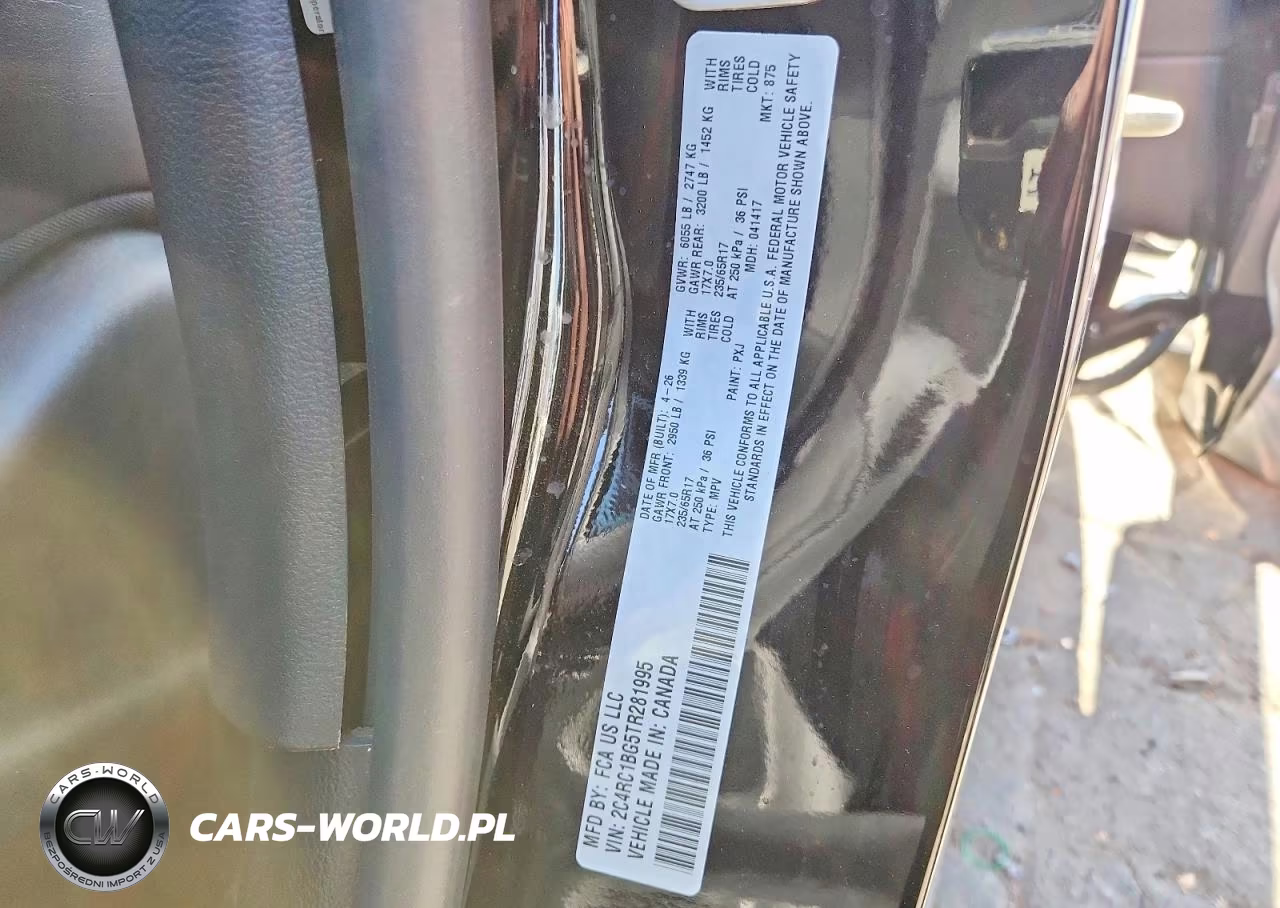 2026 Chrysler Pacifica Select VIN:2C4RC1BG5TR281995 - 13