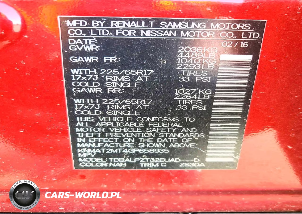2016 Nissan Rogue S VIN:KNMAT2MT4GP658935 - 13