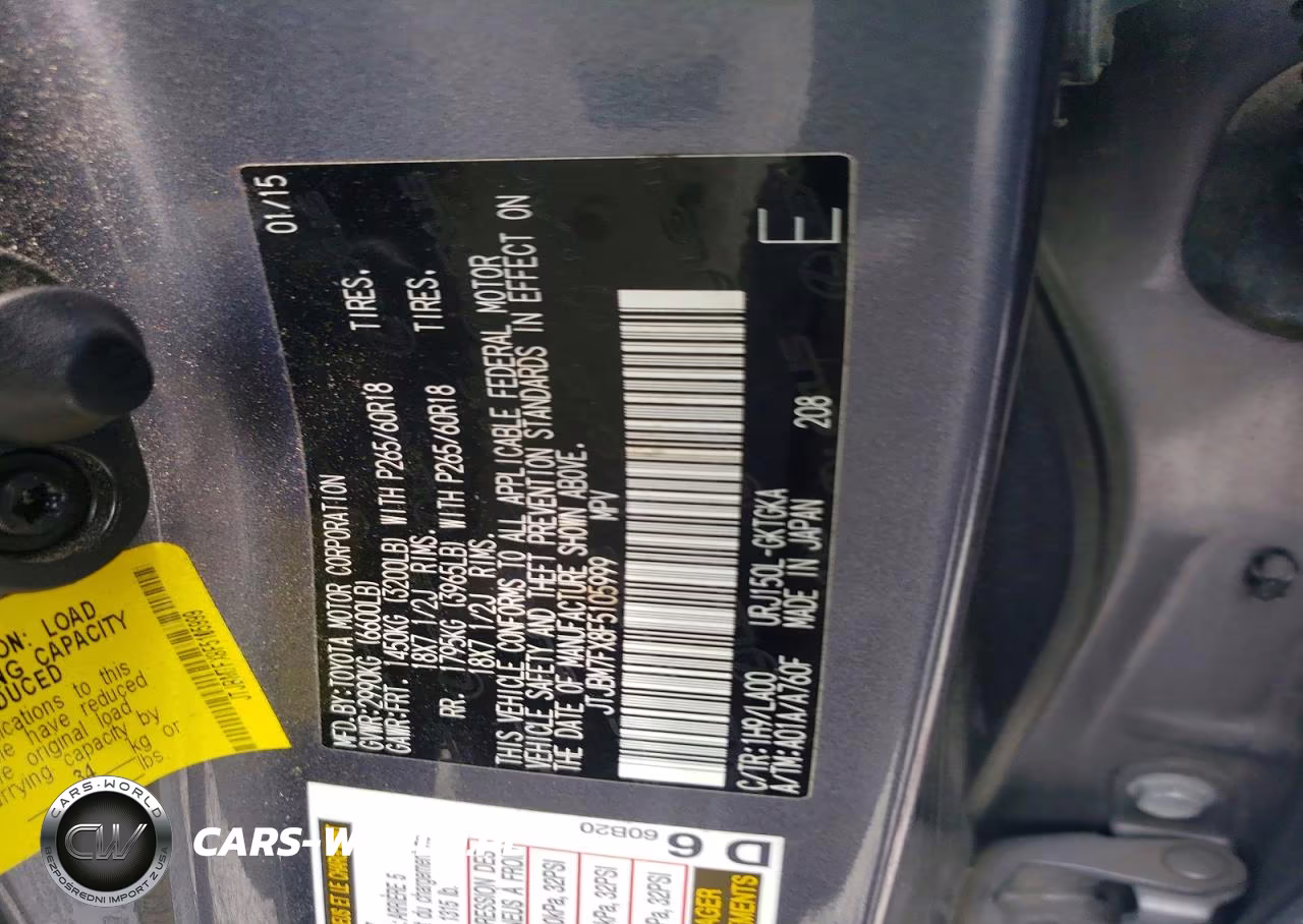 2015 Lexus Gx 460 VIN:JTJBM7FX8F5105999 - 13