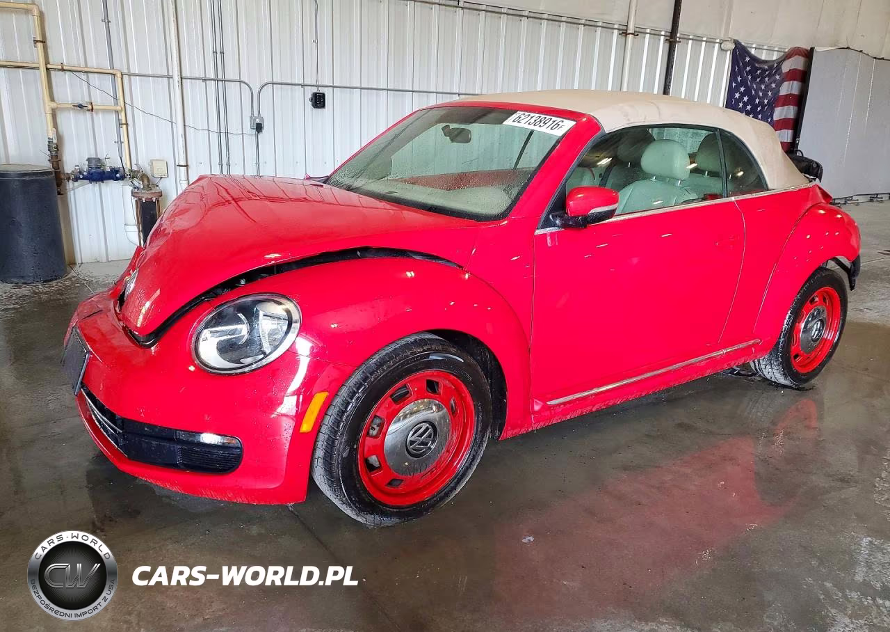 2014 Volkswagen Beetle VIN:3VW5X7AT5EM802418 - 1
