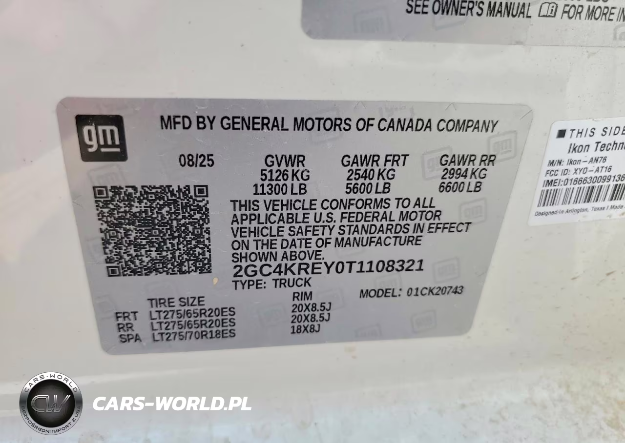 2026 Chevrolet Silverado K2500 High Country VIN:2GC4KREY0T1108321 - 12