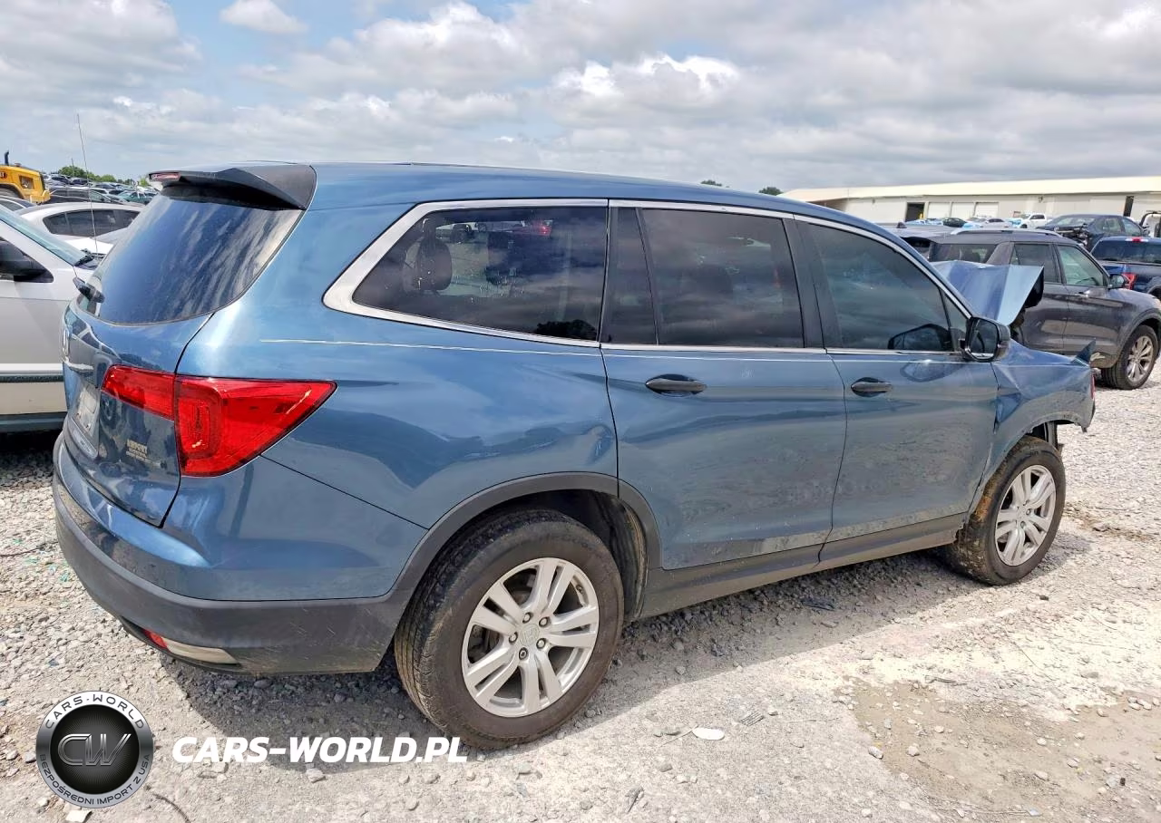 2018 Honda Pilot Lx VIN:5FNYF5H17JB033074 - 3