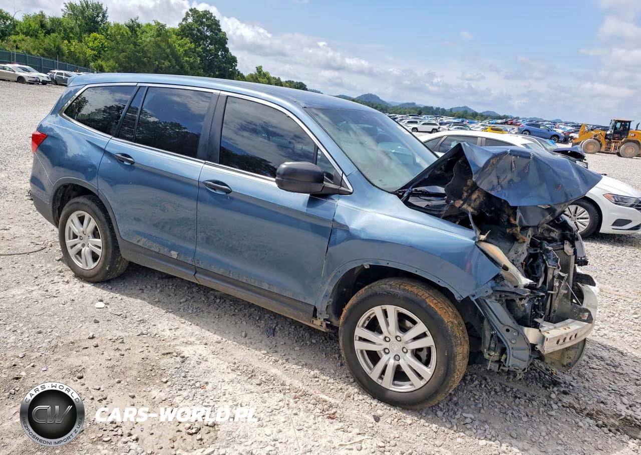 2018 Honda Pilot Lx VIN:5FNYF5H17JB033074 - 4