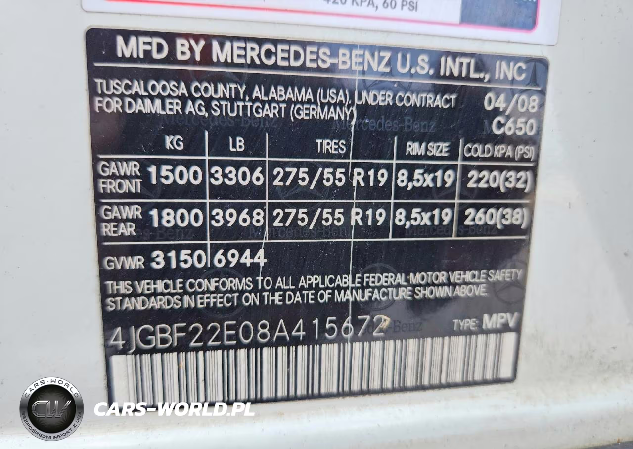 2008 Mercedes-Benz Gl 320 Cdi VIN:4JGBF22E08A415672 - 14