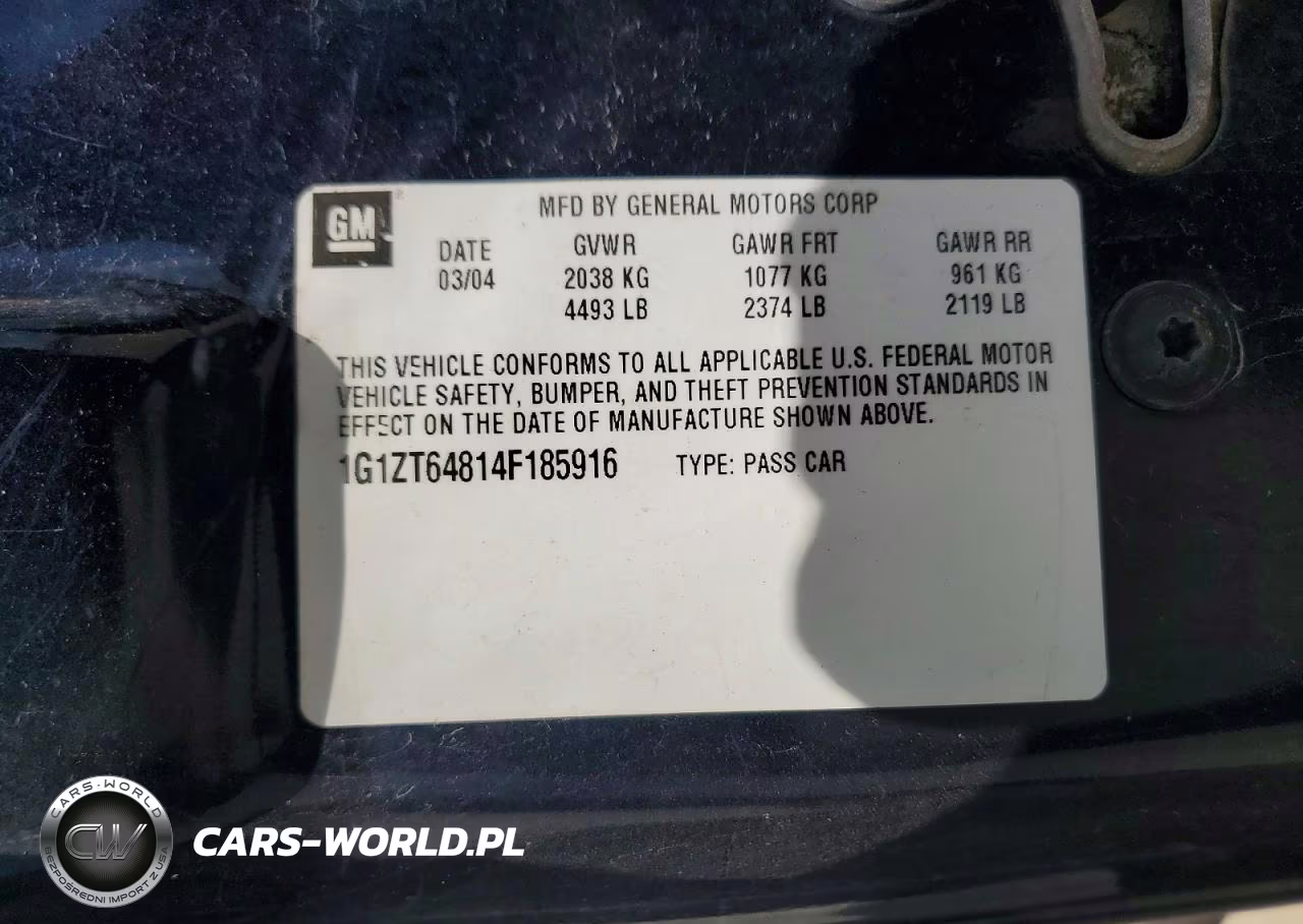 2004 Chevrolet Malibu Maxx Ls VIN:1G1ZT64814F185916 - 13