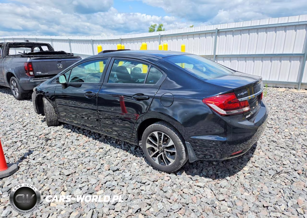 2013 Honda Civic Ex VIN:2HGFB2F86DH518663 - 2