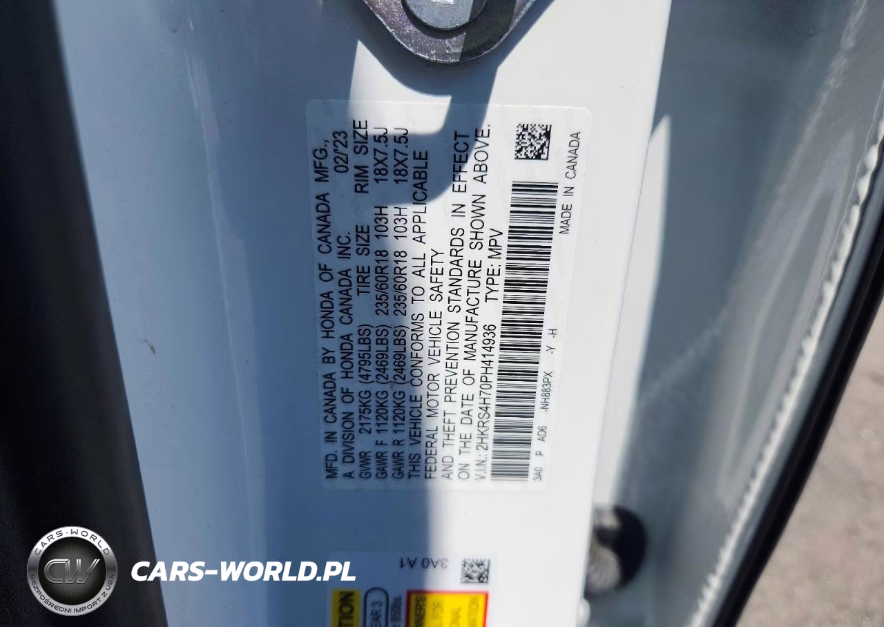 2023 Honda Cr-V Exl VIN:2HKRS4H70PH414936 - 13