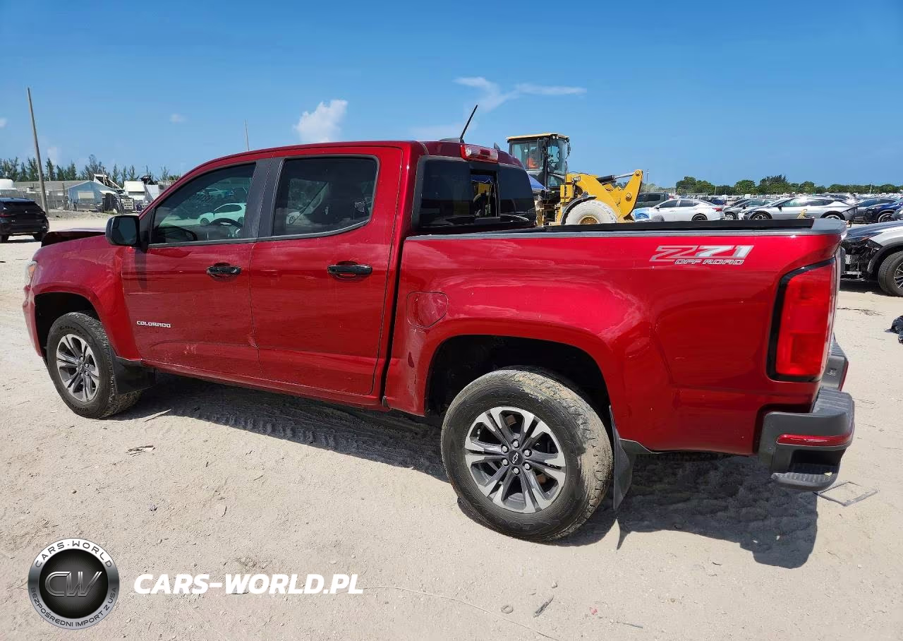 2021 Chevrolet Colorado Z71 VIN:1GCGTDEN8M1108335 - 2