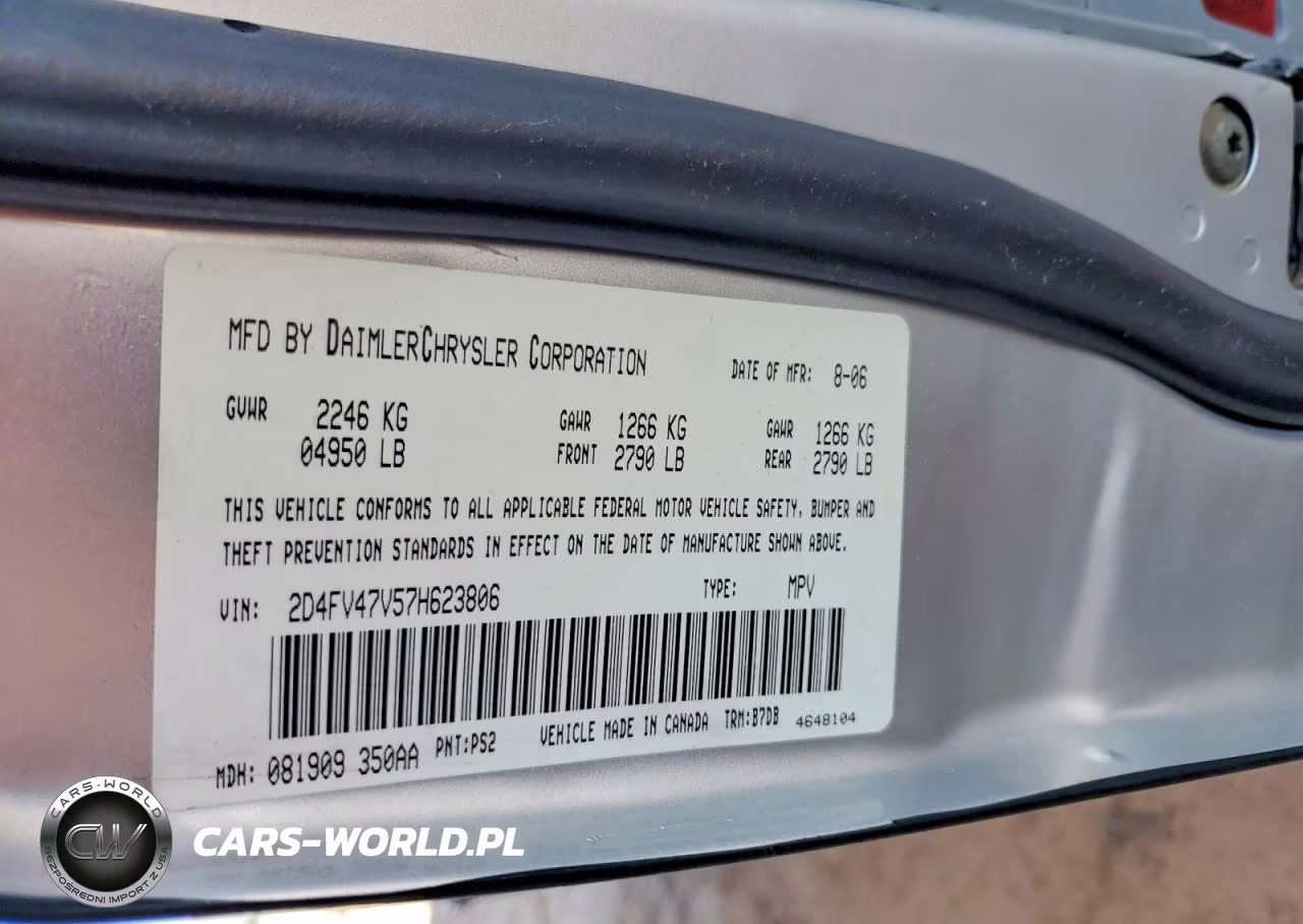 2007 Dodge Magnum Sxt VIN:2D4FV47V57H623806 - 12