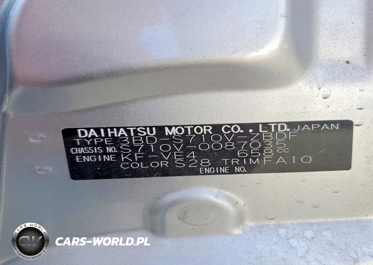2024 Daihatsu Hijet VIN:S710V0087035 - 14