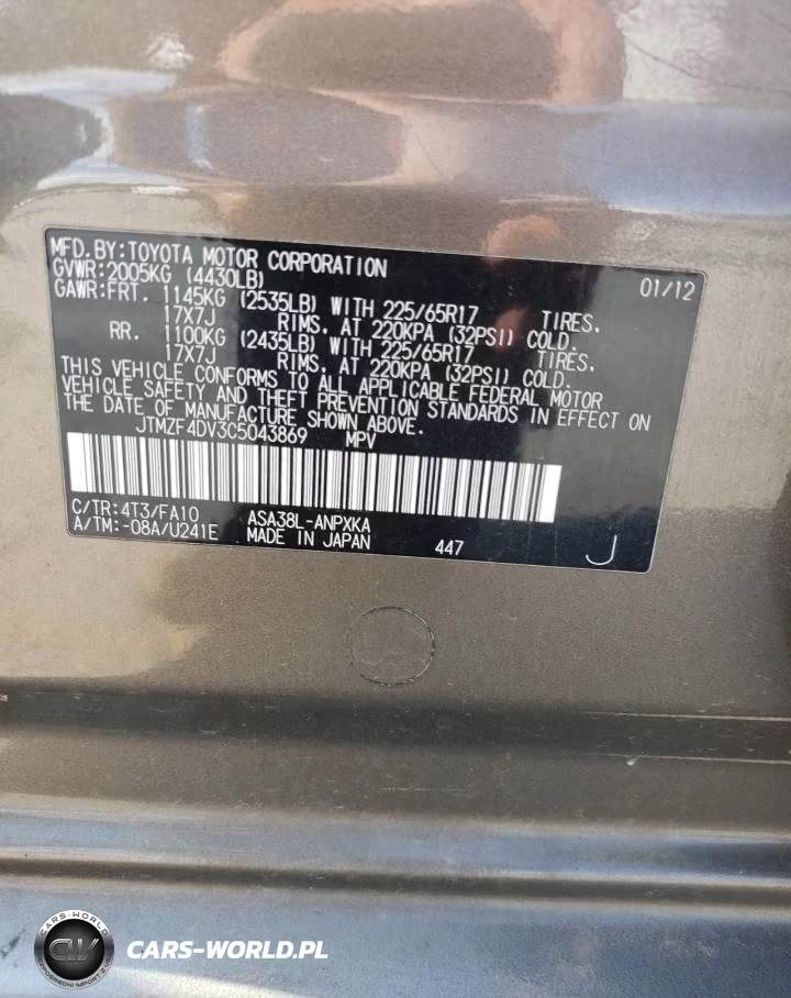 2012 Toyota Rav4 VIN:JTMZF4DV3C5043869 - 13