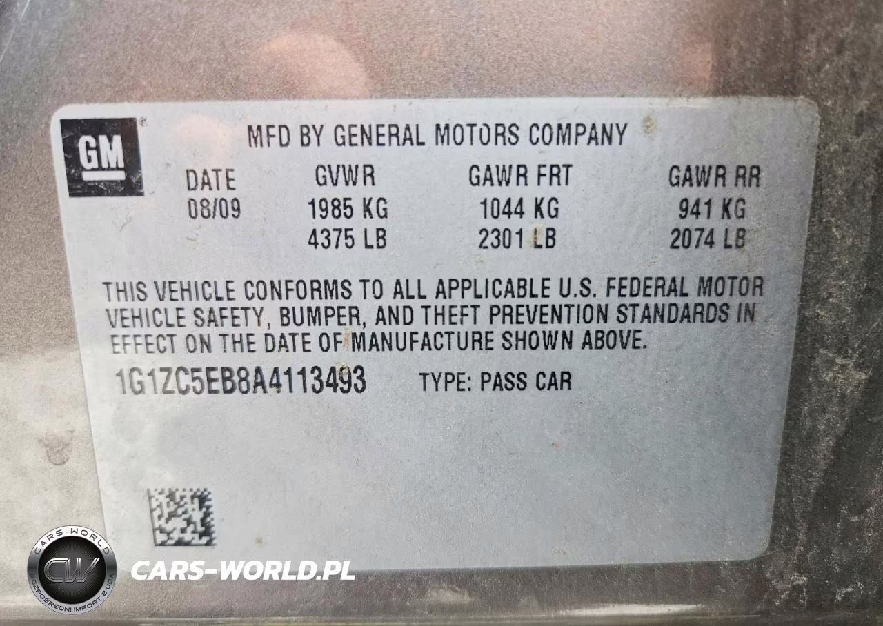 2010 Chevrolet Malibu 1Lt VIN:1G1ZC5EB8A4113493 - 12