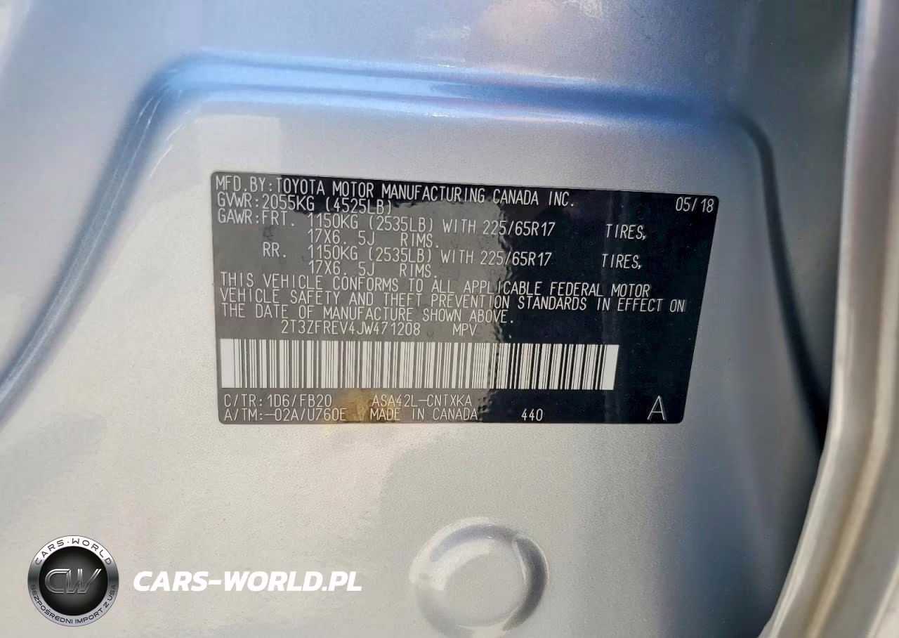 2018 Toyota Rav4 Le VIN:2T3ZFREV4JW471208 - 14