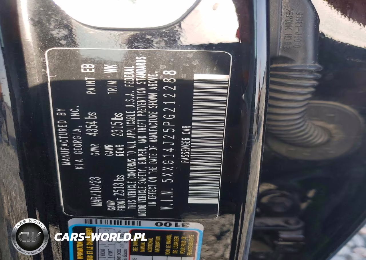2023 Kia K5 Lxs VIN:5XXG14J25PG212288 - 12