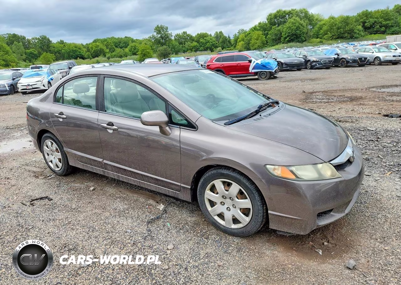2009 Honda Civic Lx VIN:1HGFA165X9L015604 - 4