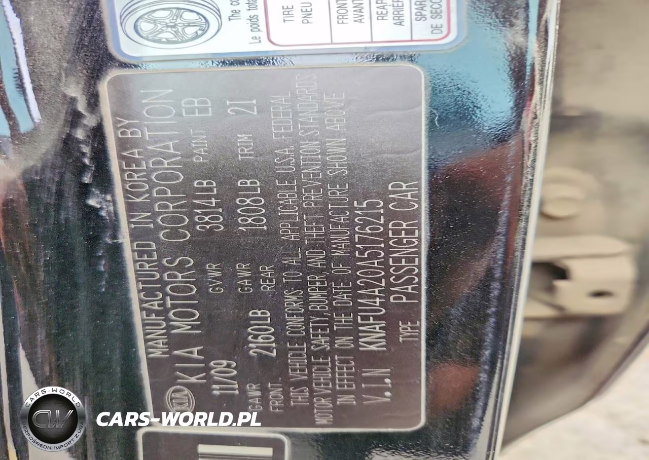 2010 Kia Forte Ex VIN:KNAFU4A20A5176215 - 12