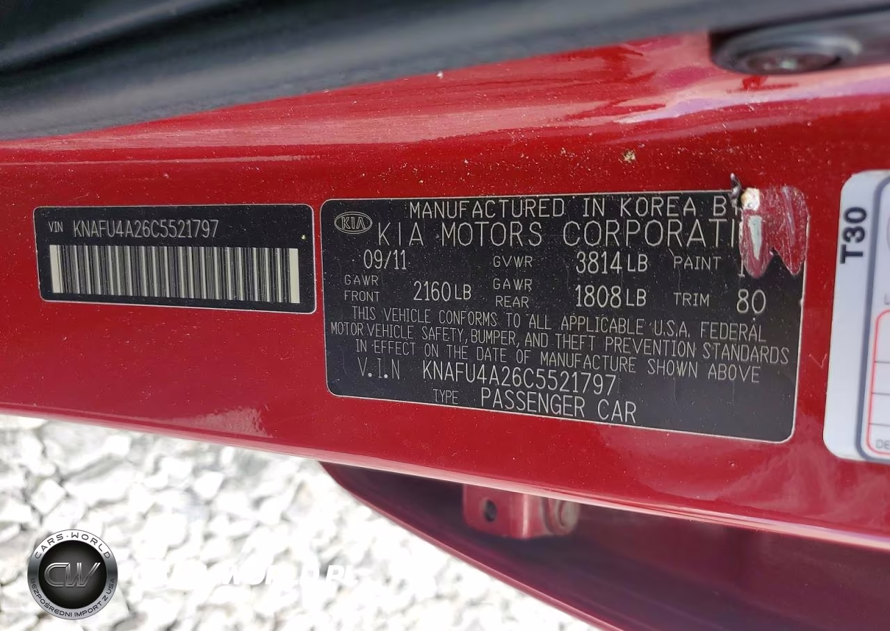 2012 Kia Forte Ex VIN:KNAFU4A26C5521797 - 12
