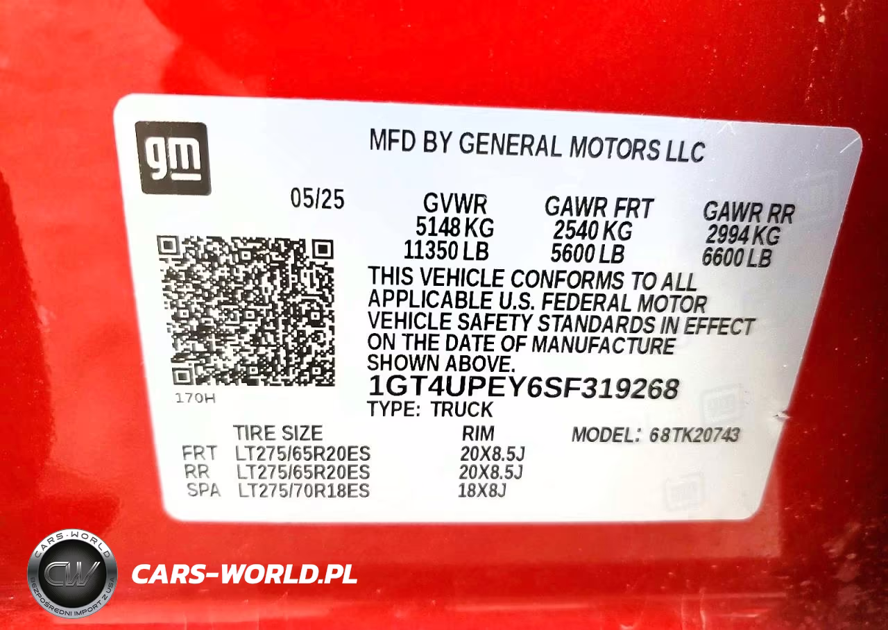2025 GMC Sierra K2500 At4 VIN:1GT4UPEY6SF319268 - 12