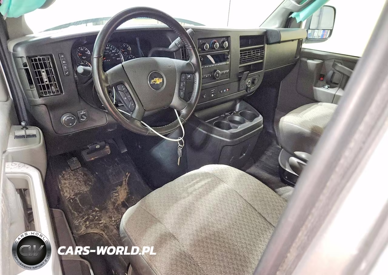 2023 Chevrolet Express Passenger Rwd 3500 Extended Wheelbase Ls VIN:1GAZGNFP4P1105982 - 8