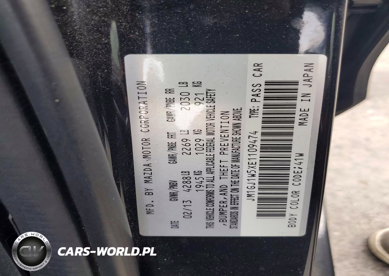 2014 Mazda 6 Grand Touring VIN:JM1GJ1W5XE1109474 - 12