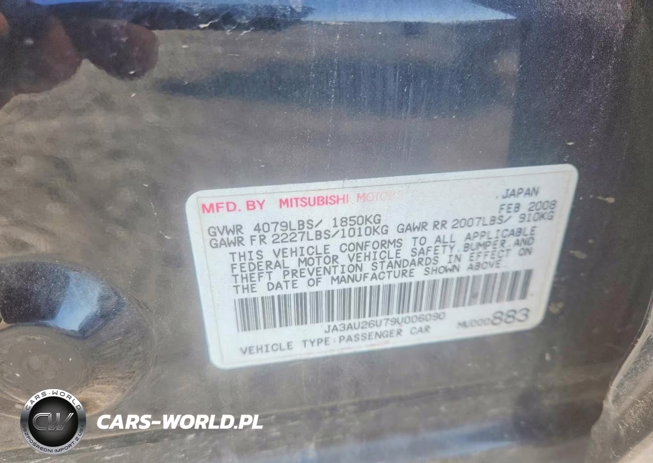 2009 Mitsubishi Lancer Es-Es Sport VIN:JA3AU26U79U006090 - 12