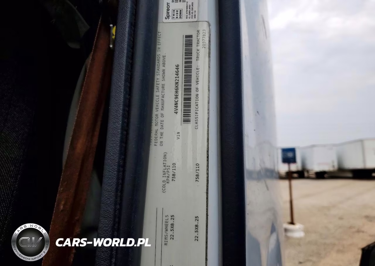2019 Volvo Vnl Semi Truck VIN:4V4NC9EH6KN214646 - 12