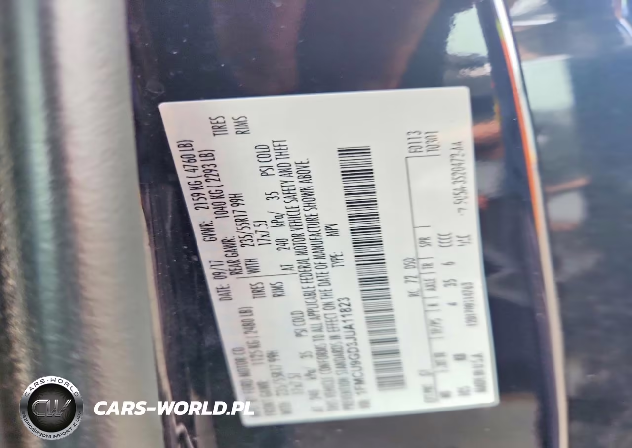 2018 Ford Escape Se VIN:1FMCU9GD3JUA11823 - 12