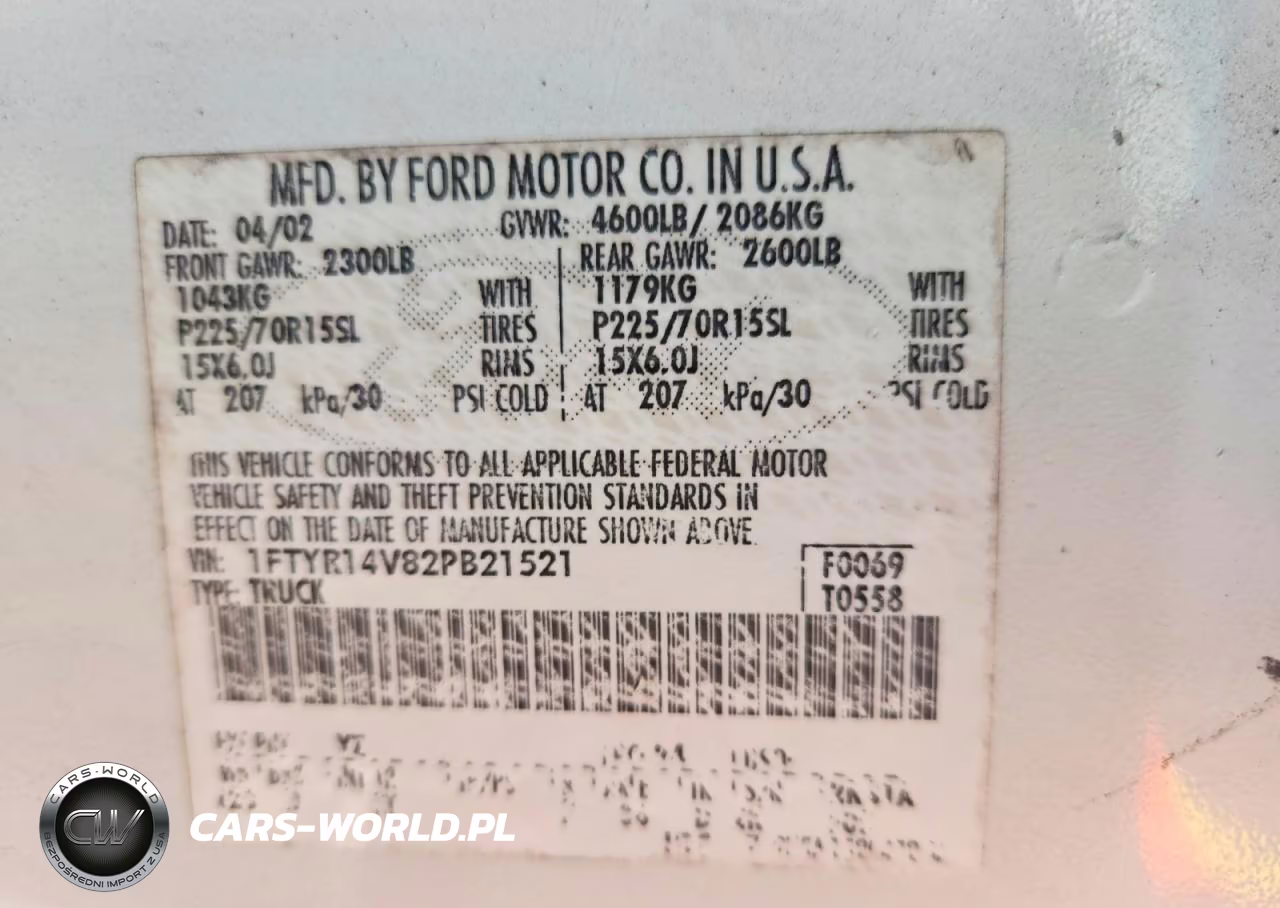 2002 Ford Ranger Super Cab VIN:1FTYR14V82PB21521 - 12