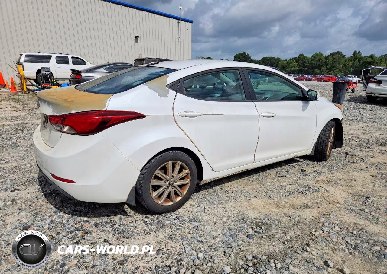 2016 Hyundai Elantra Se VIN:5NPDH4AE5GH656042 - 3