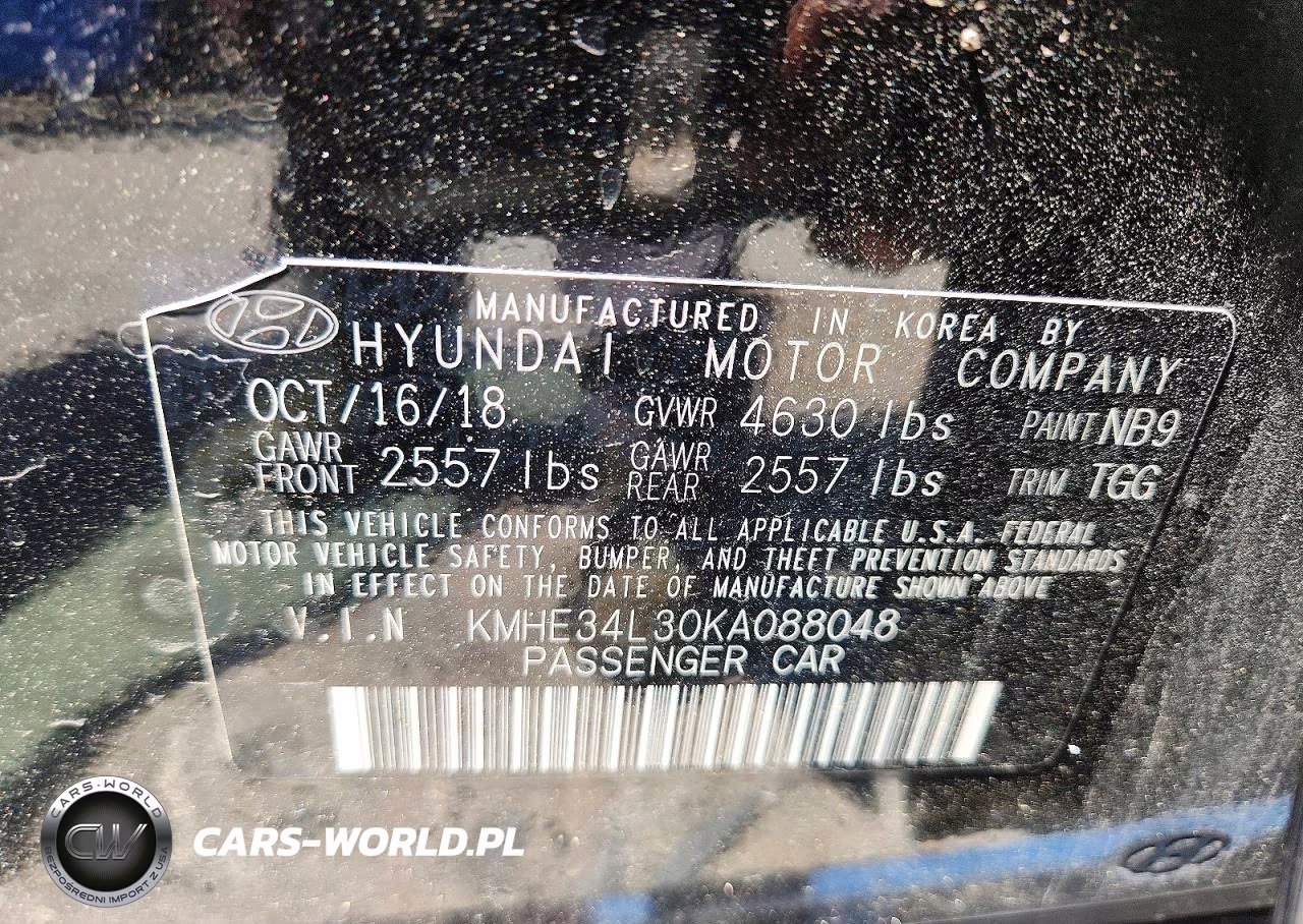 2019 Hyundai Sonata Hybrid Limited VIN:KMHE34L30KA088048 - 13