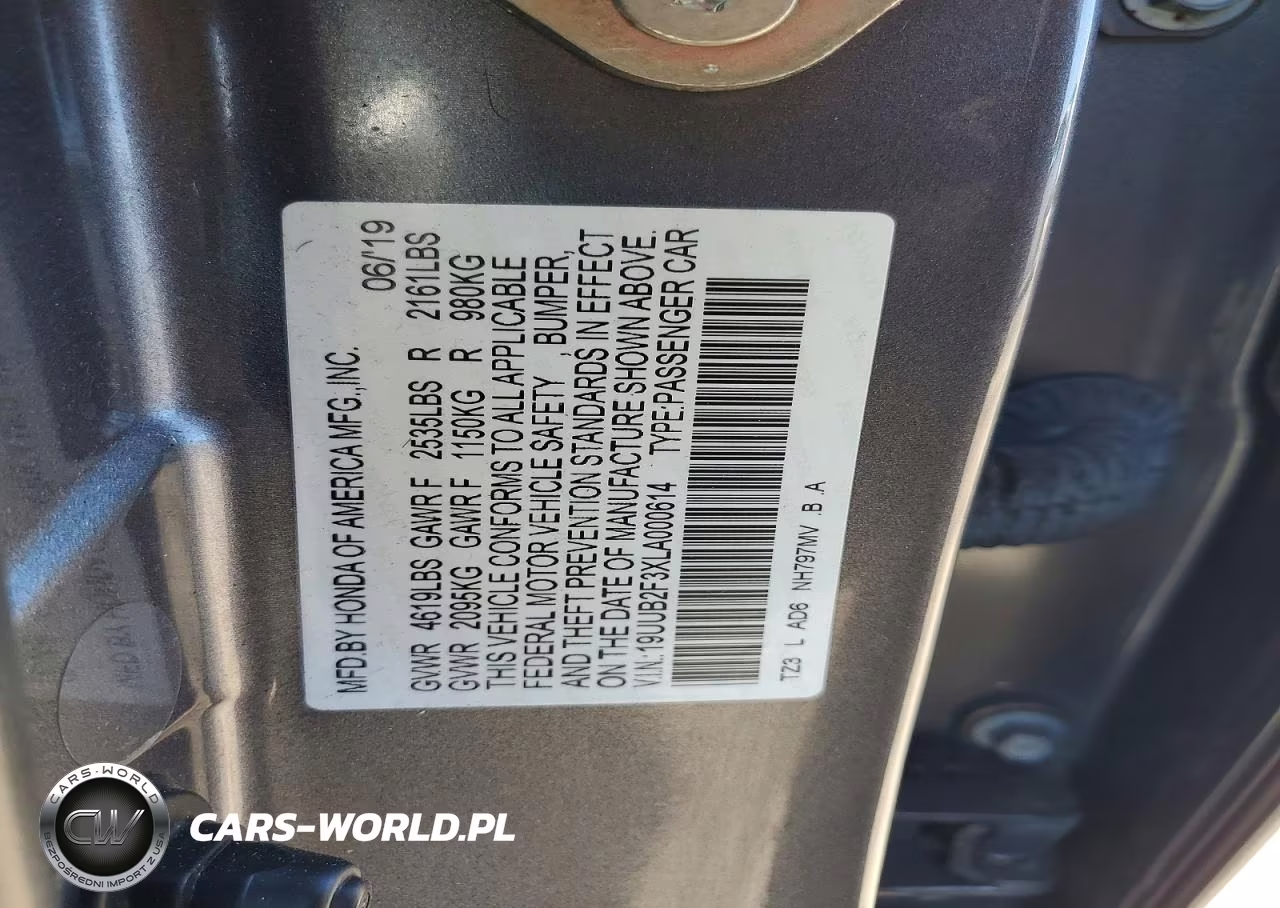 2020 Acura Tlx VIN:19UUB2F3XLA000614 - 12