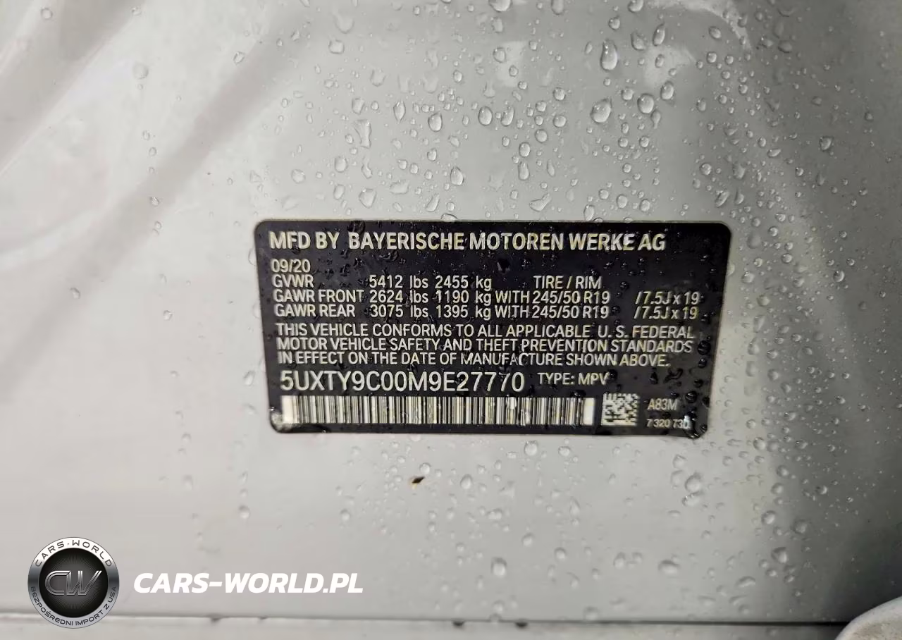 2021 BMW X3 xDrivem40I VIN:5UXTY9C00M9E27770 - 12