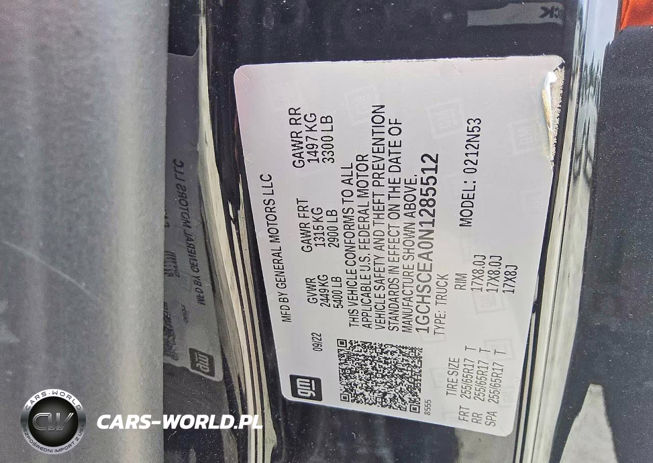 2022 Chevrolet Colorado Lt VIN:1GCHSCEA0N1285512 - 13