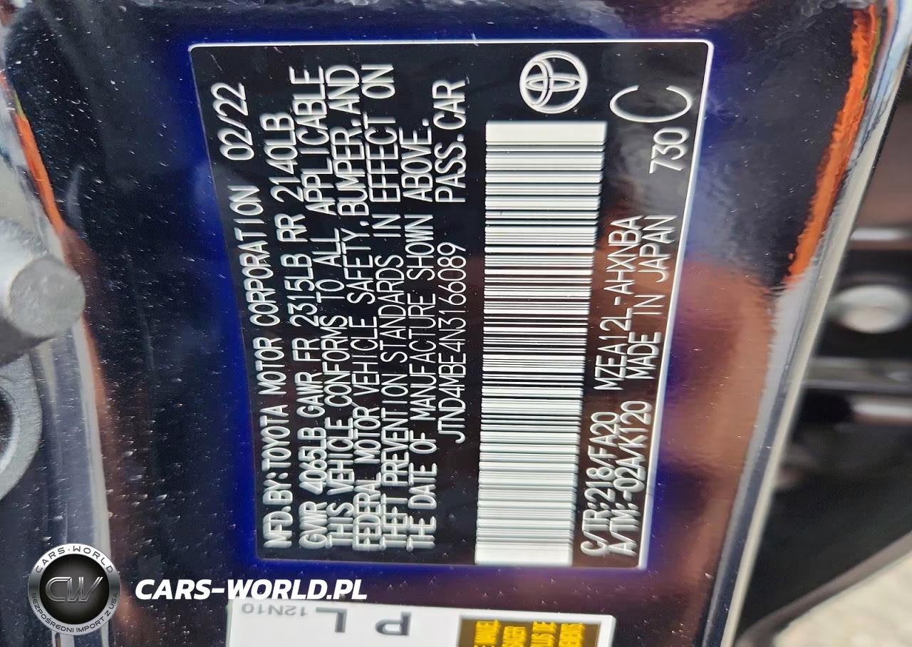 2022 Toyota Corolla Hatchback Se VIN:JTND4MBE4N3166089 - 12