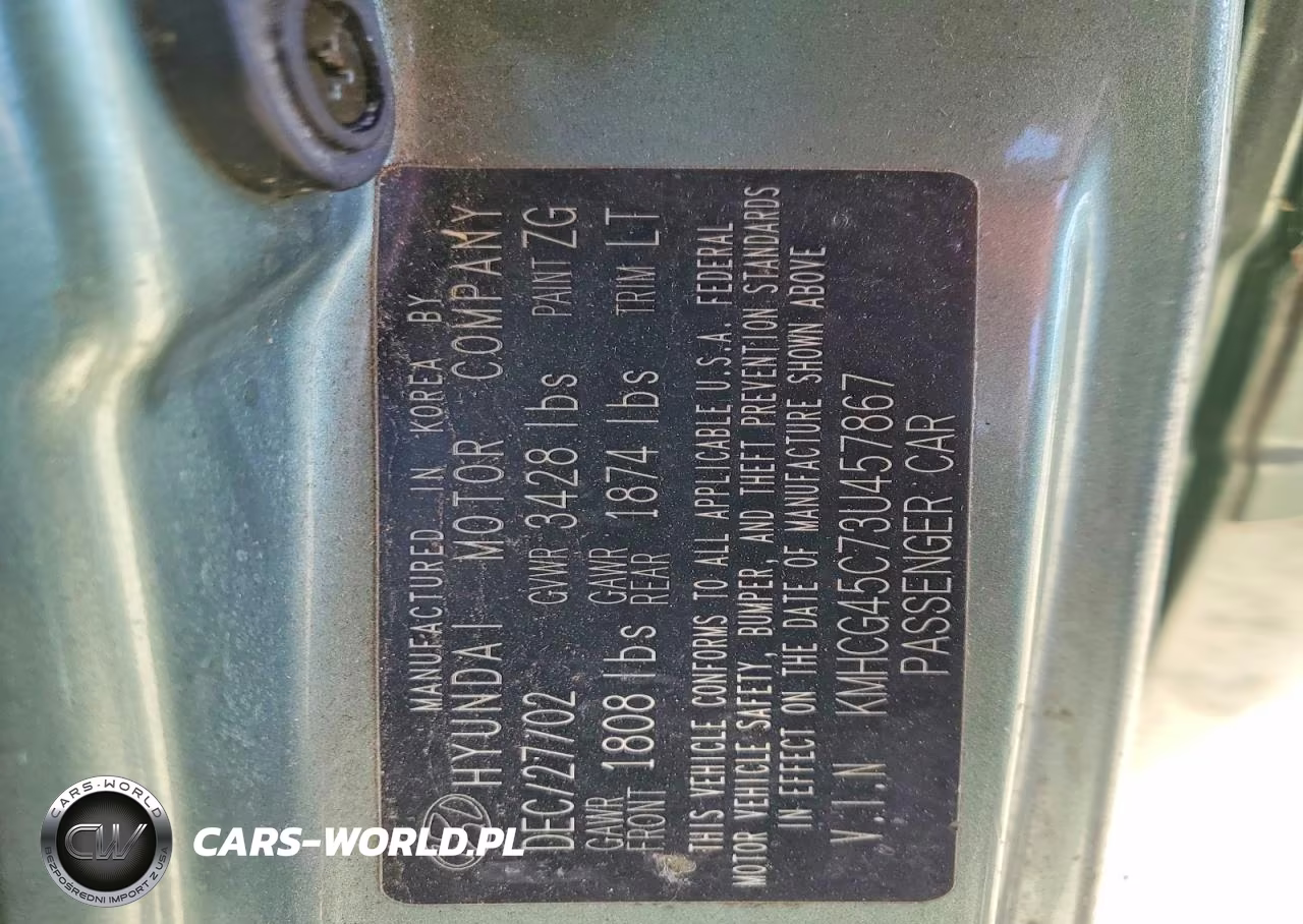 2003 Hyundai Accent Gl VIN:KMHCG45C73U457867 - 12