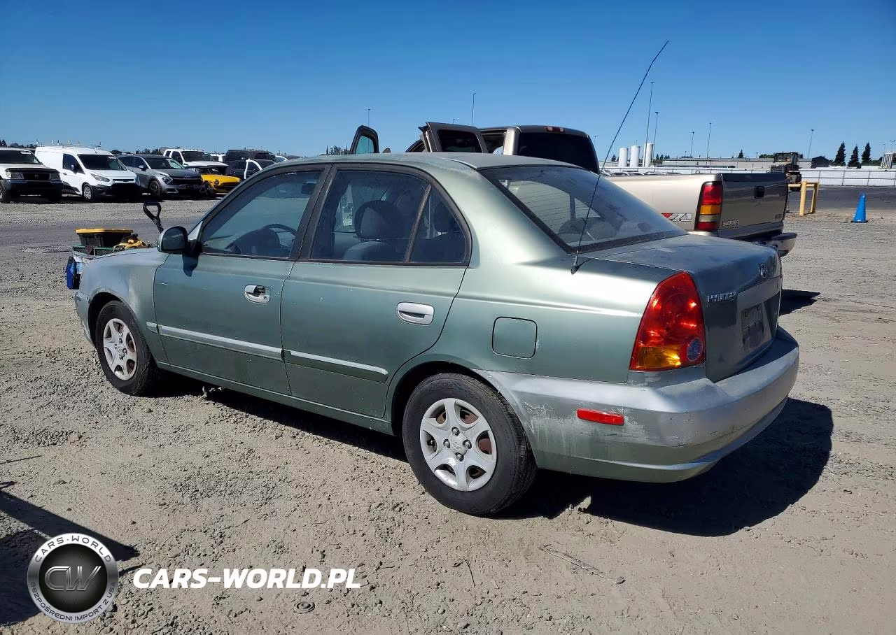 2003 Hyundai Accent Gl VIN:KMHCG45C73U457867 - 2