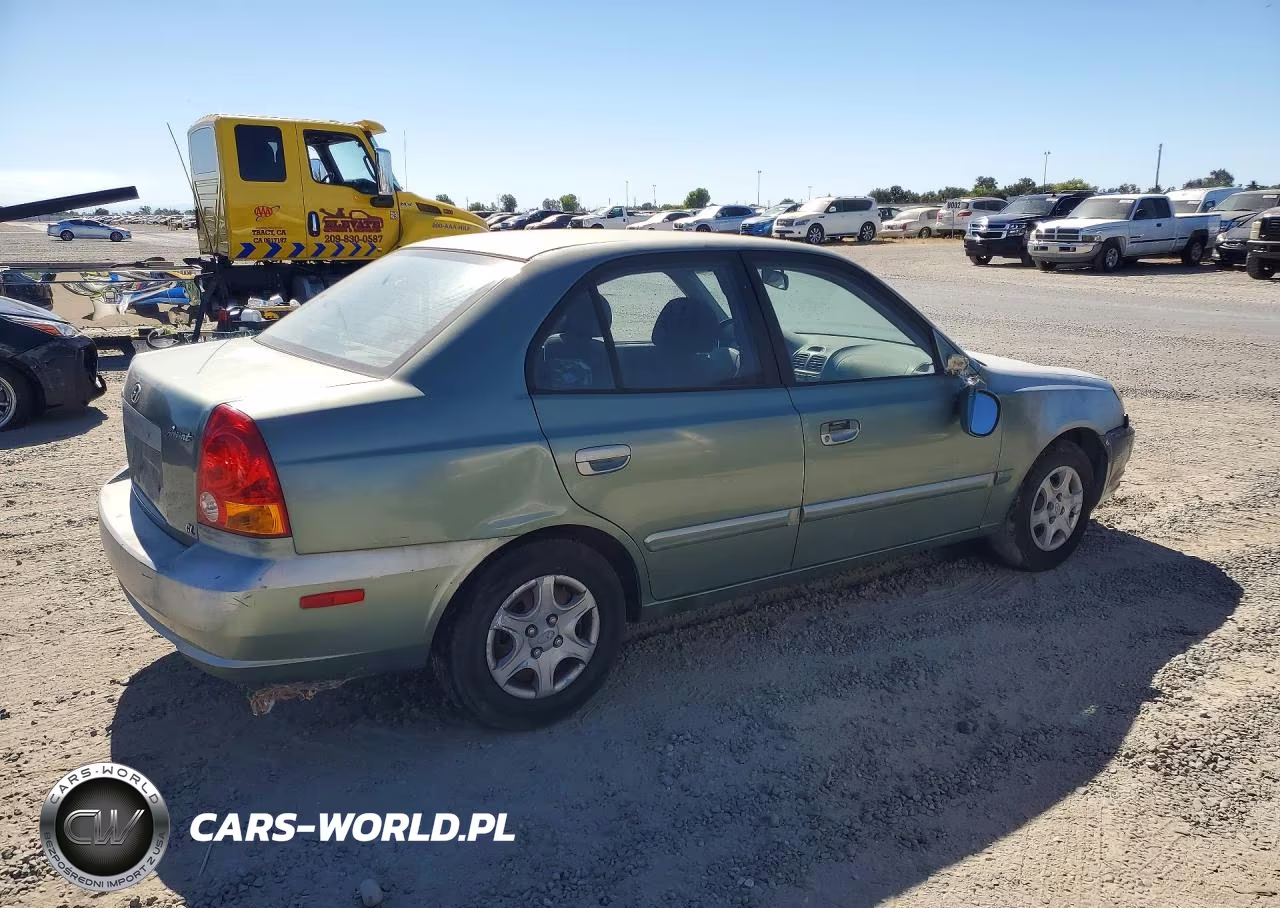 2003 Hyundai Accent Gl VIN:KMHCG45C73U457867 - 3