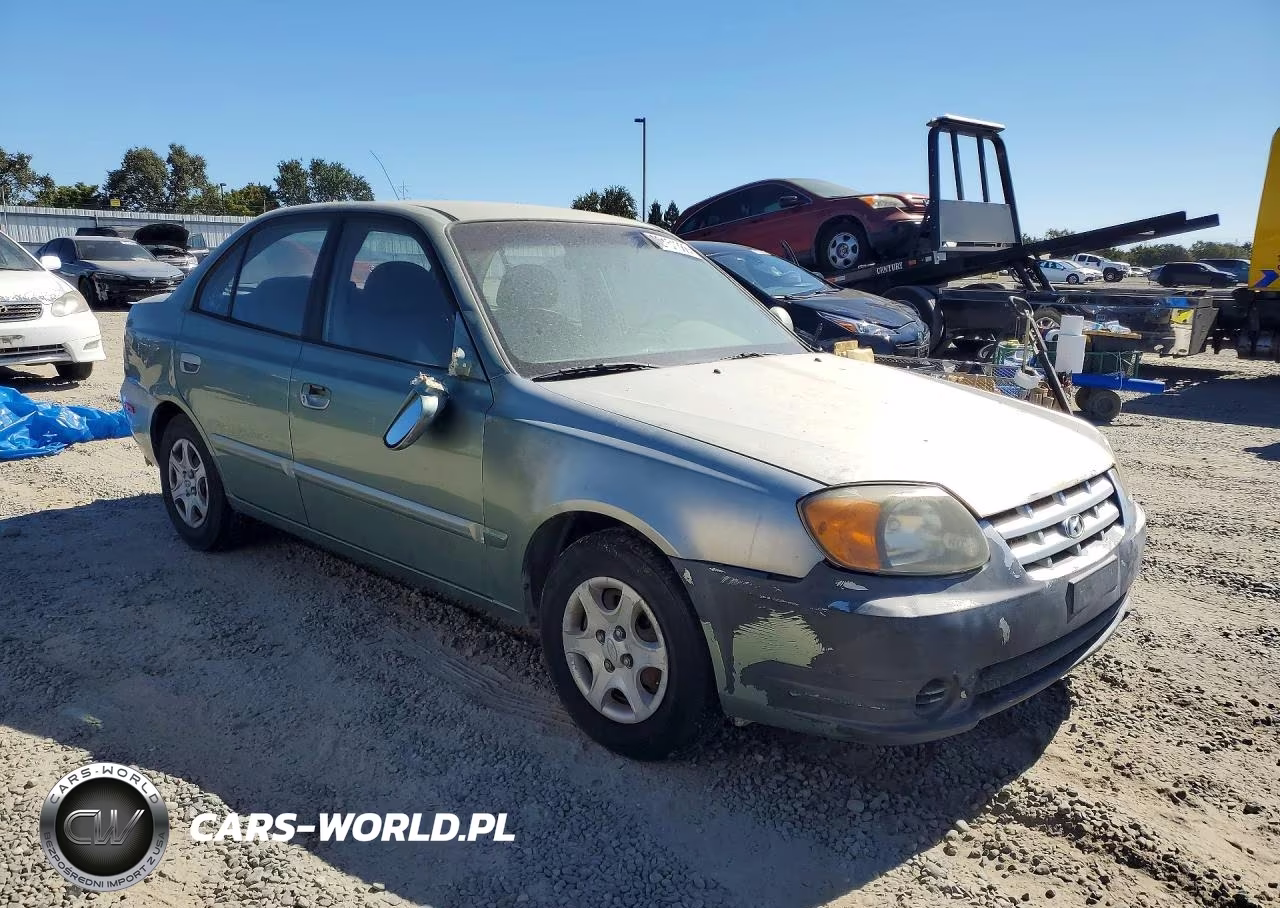 2003 Hyundai Accent Gl VIN:KMHCG45C73U457867 - 4