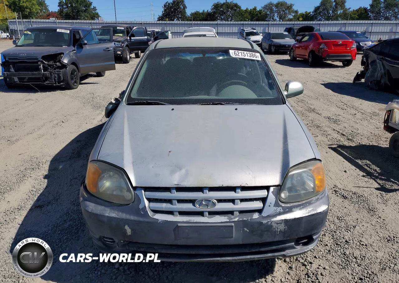 2003 Hyundai Accent Gl VIN:KMHCG45C73U457867 - 5