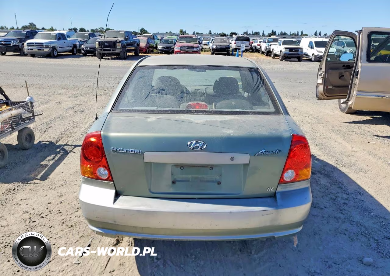 2003 Hyundai Accent Gl VIN:KMHCG45C73U457867 - 6